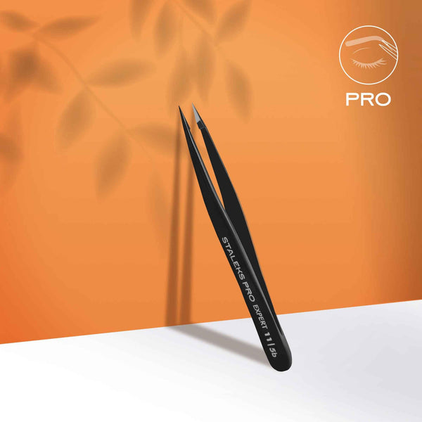 Eyebrow tweezers black EXPERT 11 TYPE 5b
