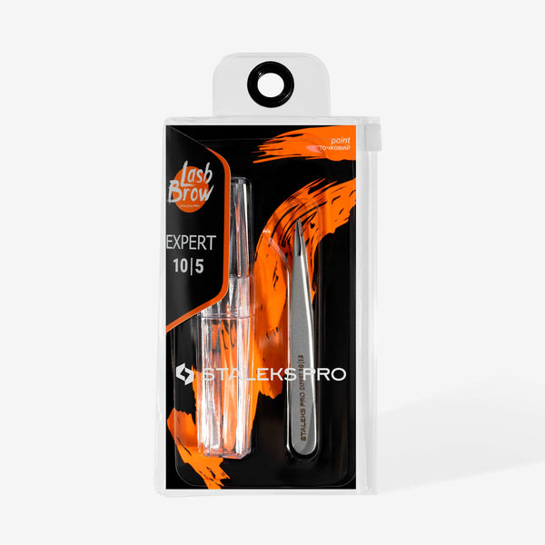 Stalkes Pro Eyebrow tweezers EXPERT 10 TYPE 5 (point)
