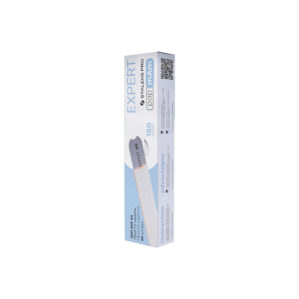 Staleks Pro Expert 22 PapmAm Files for Straight Nail File White Disposable  150 pcs