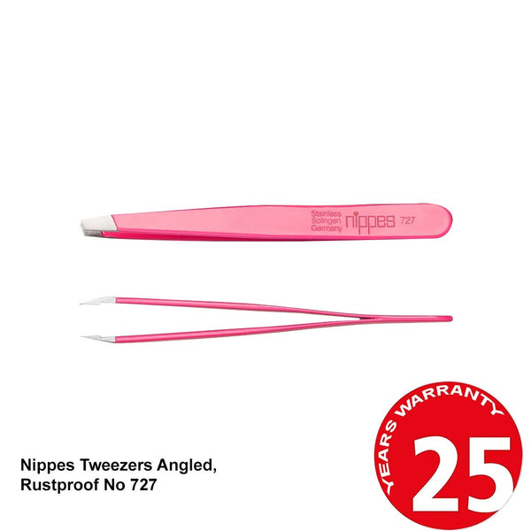 Nippes Tweezers Angled, Rustproof No 727