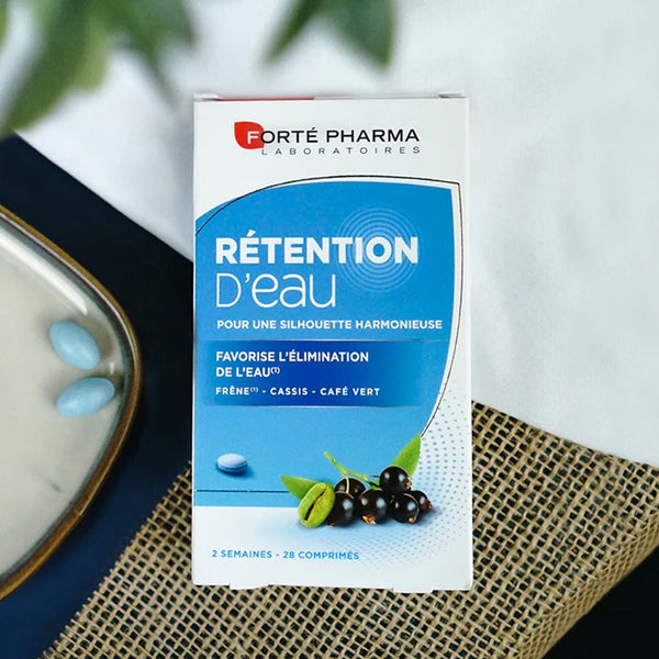 Forté Pharma Rétention d'Eau is a premium dietary supplement that combats water retention. Ideal for individuals undergoing bloating or heaviness.