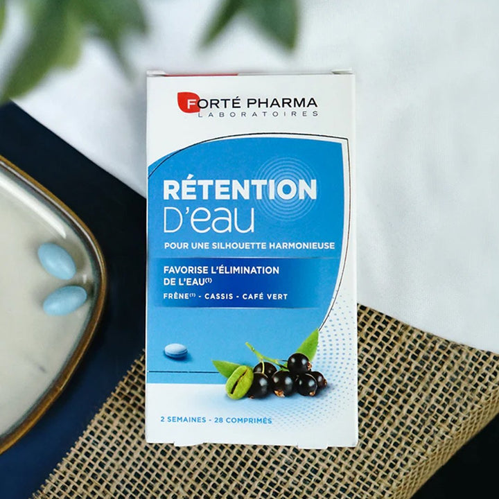 Forté Pharma Rétention d'Eau is a premium dietary supplement that combats water retention. Ideal for individuals undergoing bloating or heaviness.