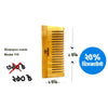 Hera Neem Wood Shampoo Comb for Gentle Scalp Care - M 110