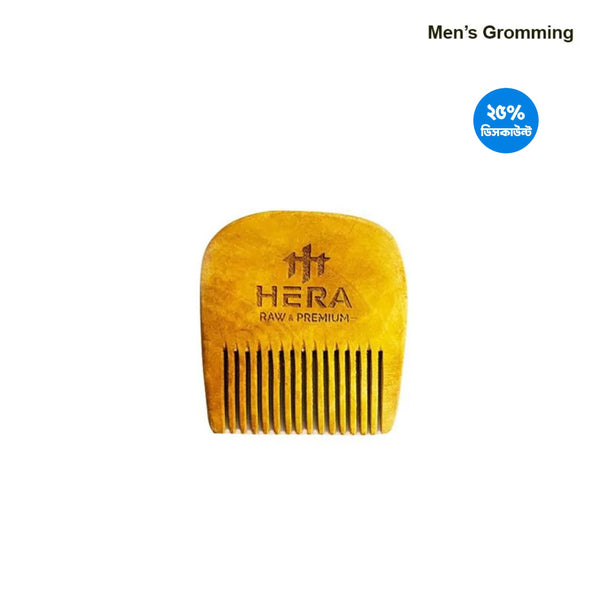 Hera Compact Wide-Tooth Comb for Men's Grooming